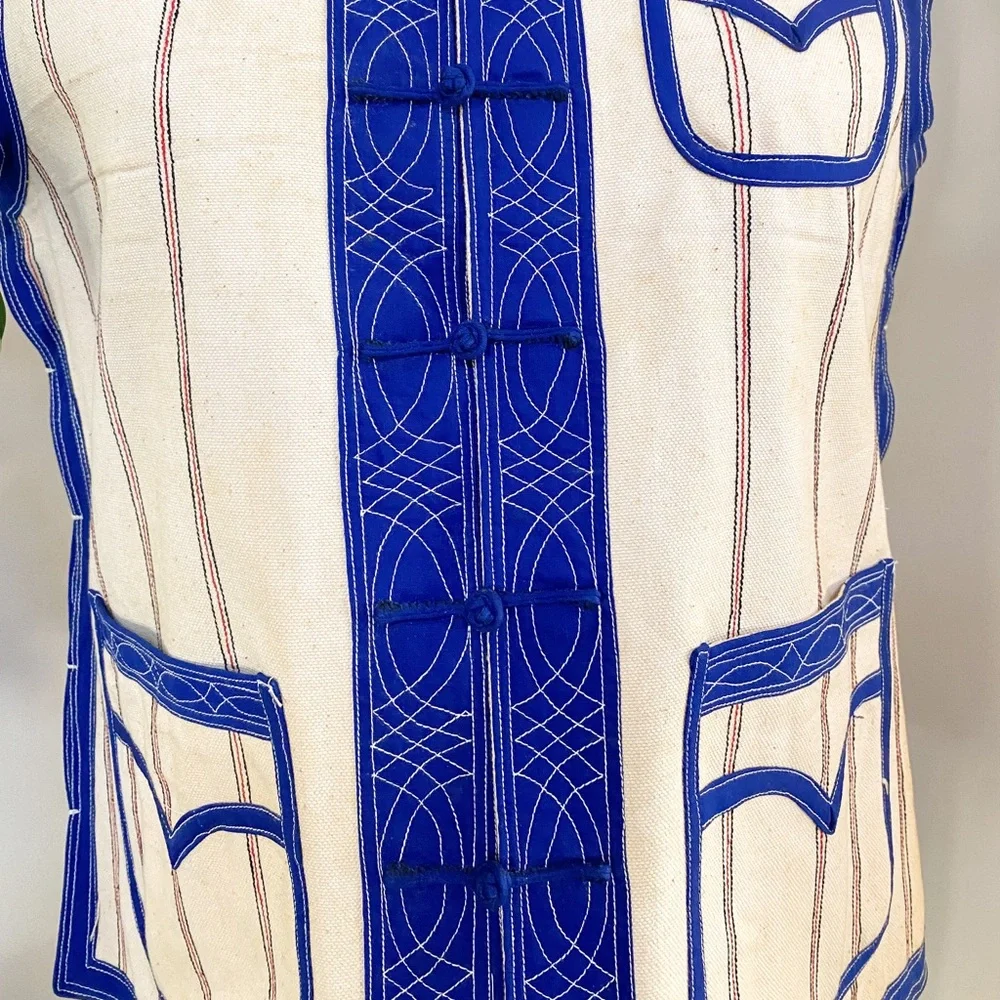 SOLD Vintage Homemade Vest 1950s Costume - Picture 7 of 8